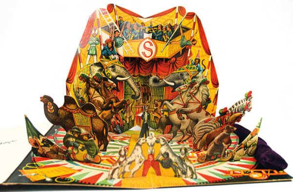 Tony and the Circus Boy by Vojtech Kubasta. Pop-up illustration