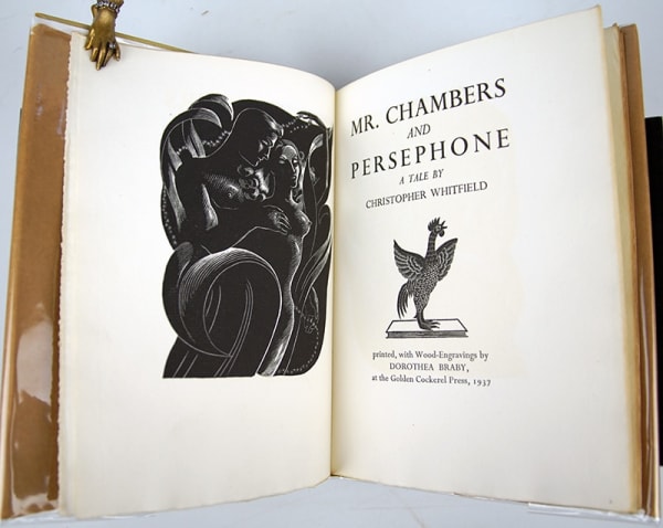 Mr. Chambers and Persephone by Christopher Whitfield. Title-page spread