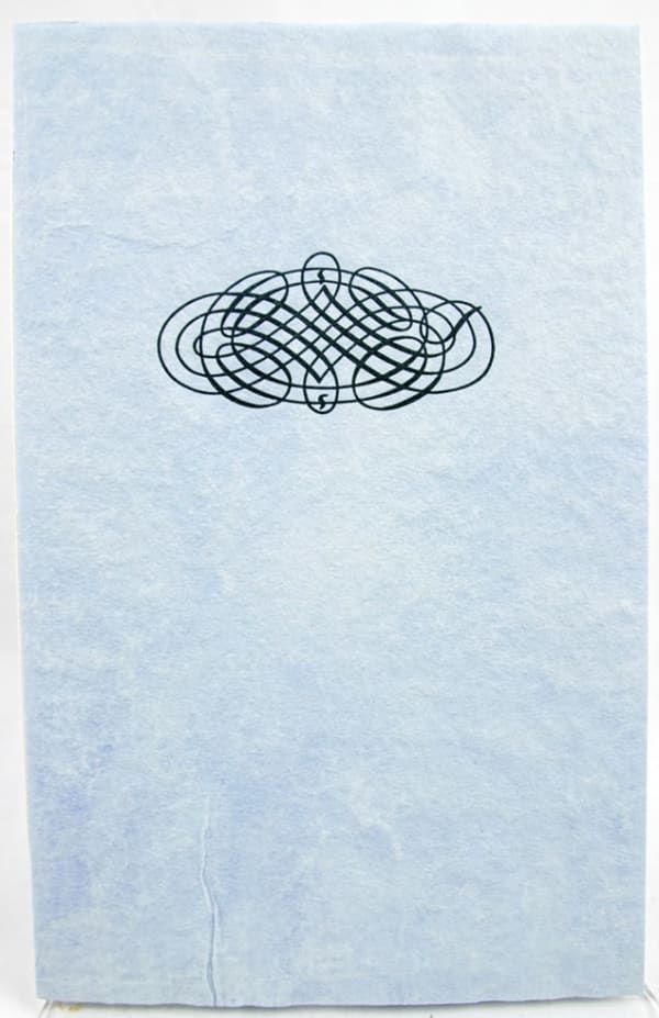 Why Blue Paper? Front cover