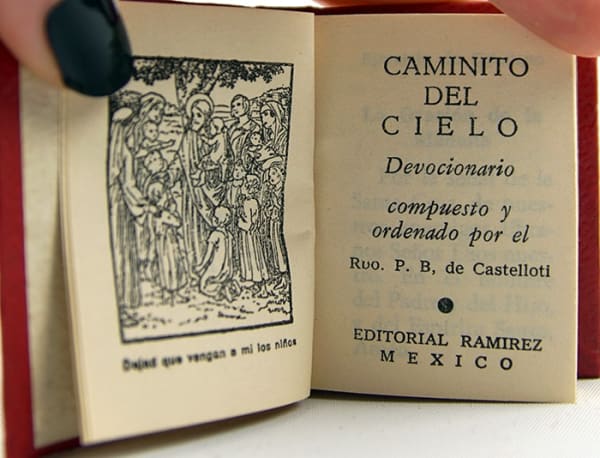 Caminito del Cielo. Devocionario by P.B. de Castelloti. Title page.