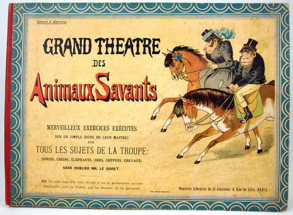 Grand Theatre des Animaux Savants by Lothar Meggendorfer. Front cover.