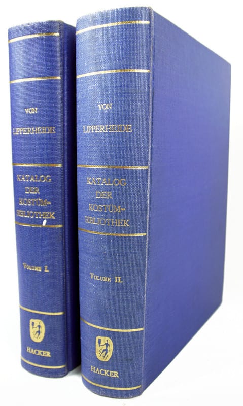 Katalog der Freiherrlich von Lipperheide'schen Kostümbibliothek. Binding