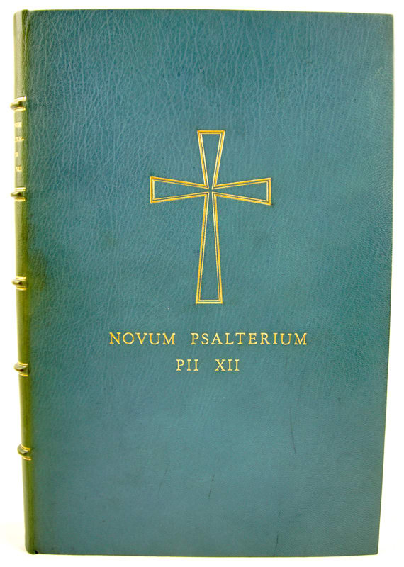 Novum Psalterium Pii XII. An Unfinished Folio Edition by Brother Antoninus, O.P. Binding