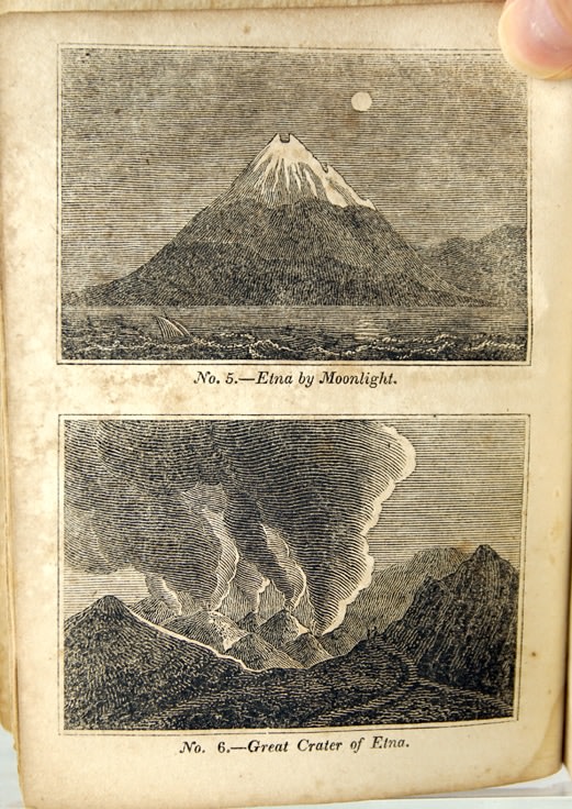 The Wonders of the World: Described According to the Best and Latest Authorities, and Illustrated by Engravings by Rev. C.C. Clarke. Interior page with engravings.
