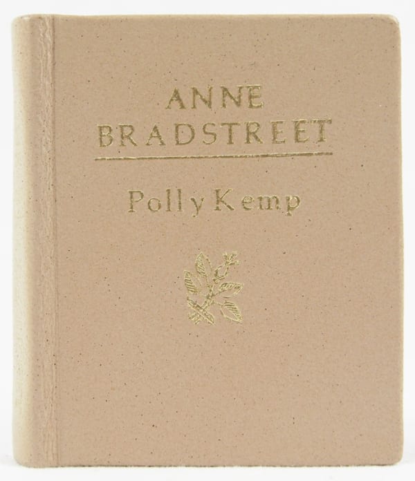 Anne Bradstreet. Front cover