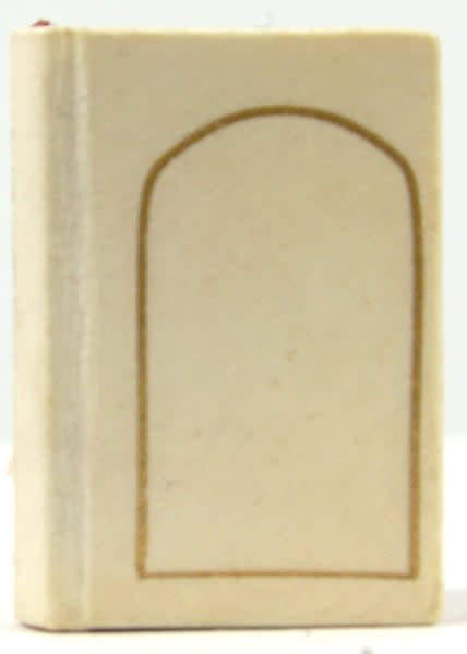 The Ten Commandments bound by Bela Blau. Front cover.