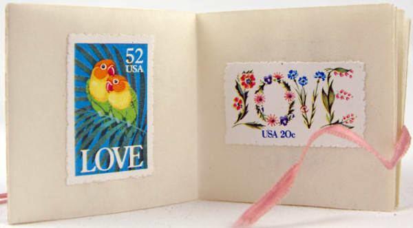 Love and Kisses. Stamp spread