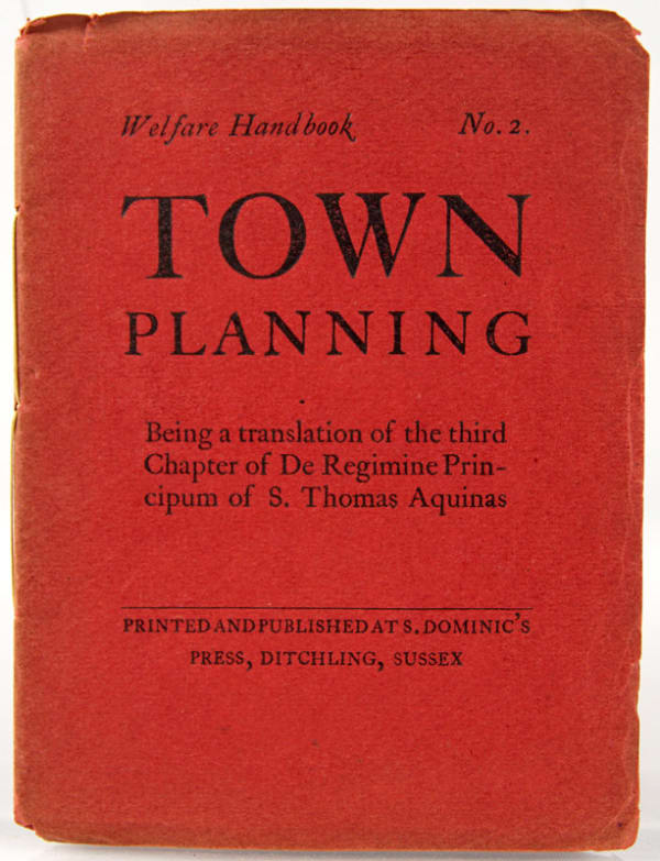 Welfare Handbook No. 2: Town Planning. Front cover.