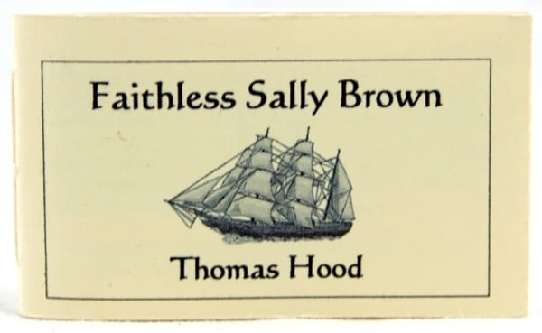 Faithless Sally Brown. Front cover