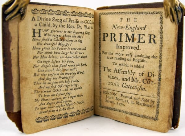 The New-England Primer Improved, for the more east attaining the true reading of English., 1770