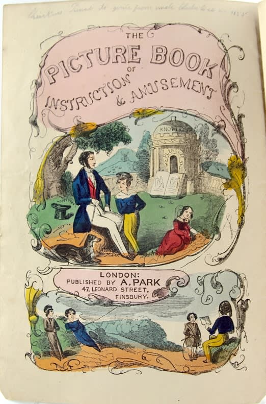 Picture Book of Instruction and Amusement illustrated by Arthur Park. Interior color lithograph.