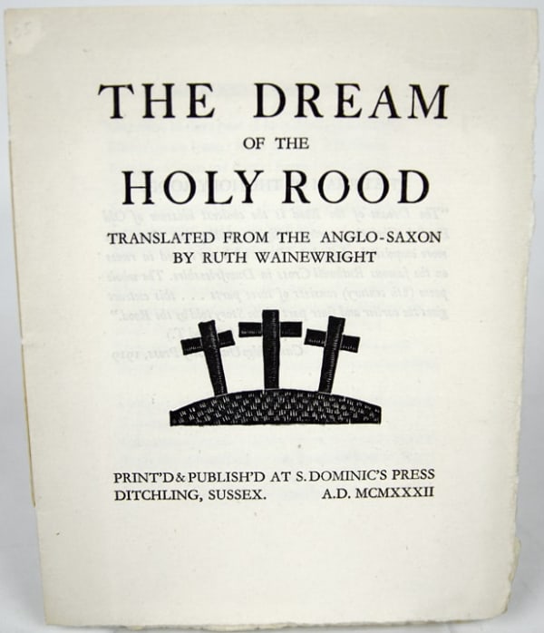 The Dream of the Holy Rood. Front cover