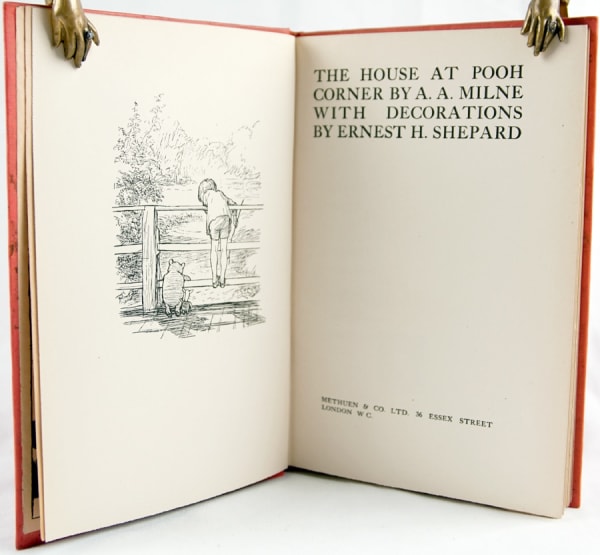 The House at Pooh Corner. Title-page spread