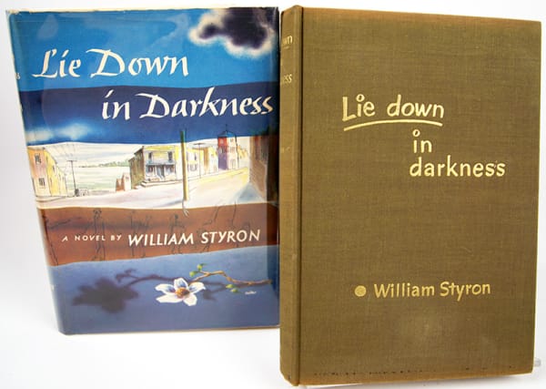 Lie Down in Darkness by William Styron. Dust jacket and front cover.