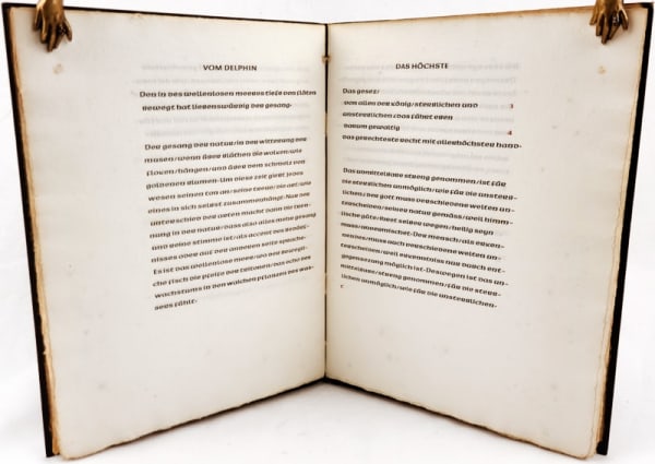 Fragmente des Pindar. Text spread
