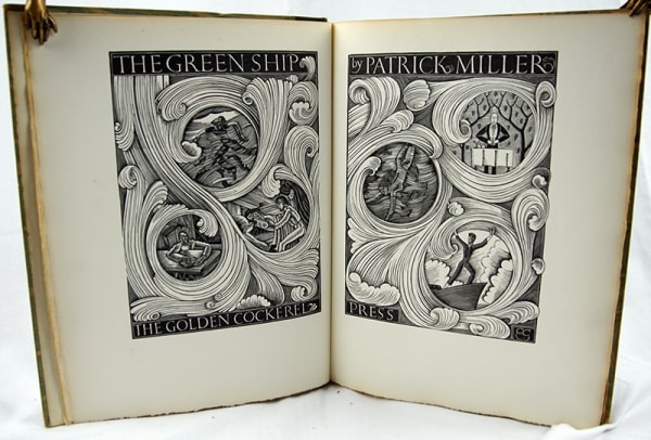 The Green Ship. Title-page spread