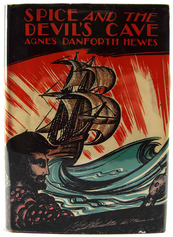 Spice and the Devil's Cave. Dust jacket