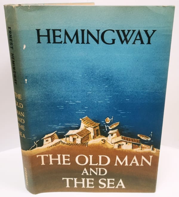 The Old Man and the Sea. Dust jacket front