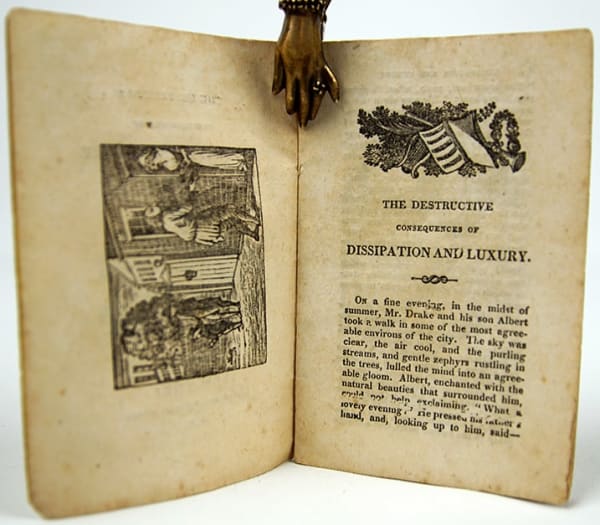 The Destructive Consequences of Dissipation and Luxury. Text spread