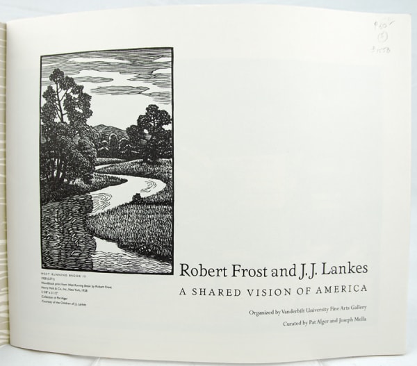 Robert Frost and J. J. Lankes. A Shared Vision of America. Title page