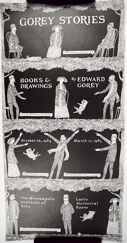 Gorey Stories: Books & Drawings by Edward Gorey poster