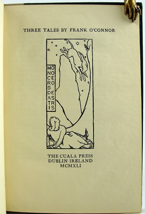 Three Tales by Frank O'Connor. Title page