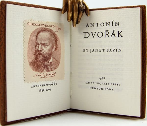 Antonín Dvorák BY Janet Savin. Title page.