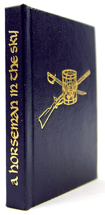 A Horseman in the Sky by Ambrose Bierce, illustrated by G. Harvey Petty. Spine and front cover.