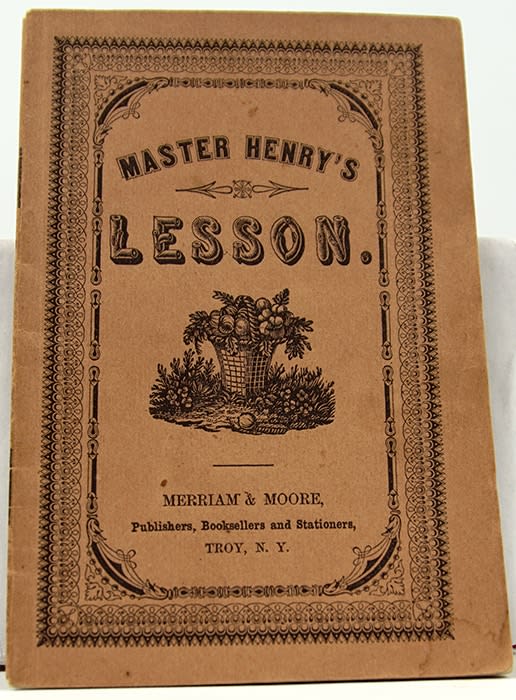 Master Henry's Lesson; The Visitors; and Hay Making. Front cover.