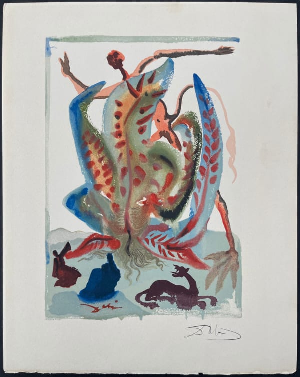 Salvador Dali, Divine Comedie Purgatory Canto 23, 1960