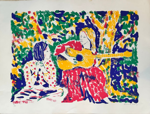 Bernard Fabrey, Guitar Player, 1965