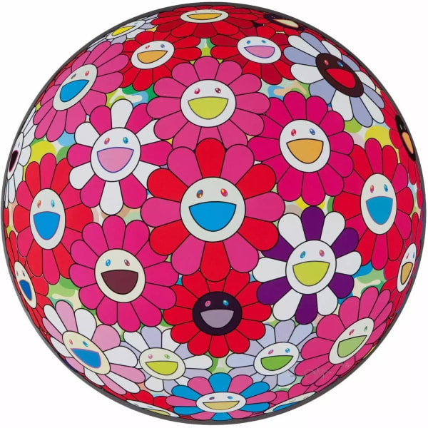 Takashi Murakami, Flowerball (3D) - Turn Red!, 2013