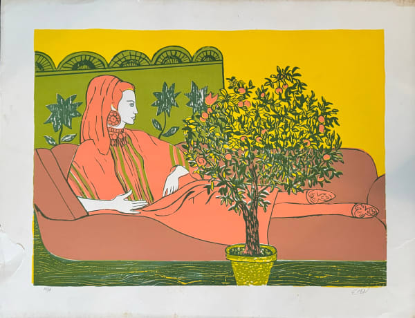 Emen, Reclining Queen, 1960