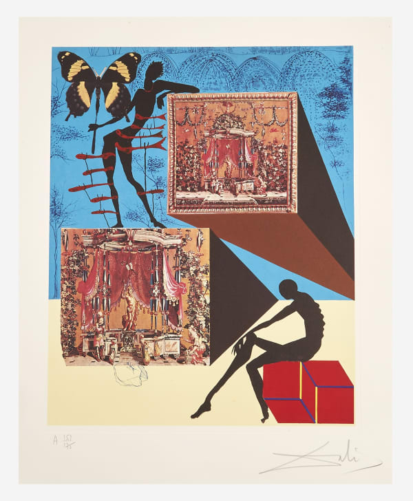 Salvador Dali, Dressed in the Nude in the Surrealist Fashion , 1971