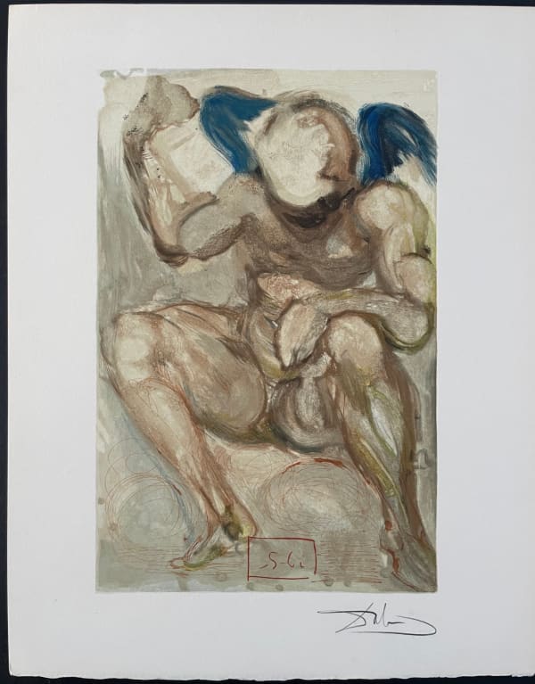 Salvador Dali, Divine Comedie Purgatory Canto 15, 1960