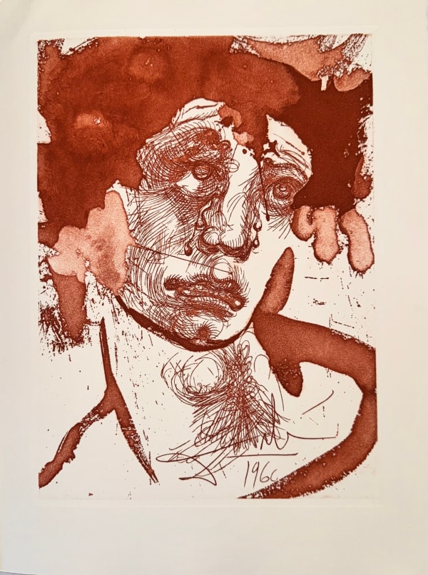 Salvador Dali, Sigismund (Sanguine), 1975