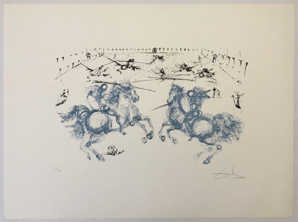 Salvador Dali, Chevalier Combat (Knightly Combat), 1971