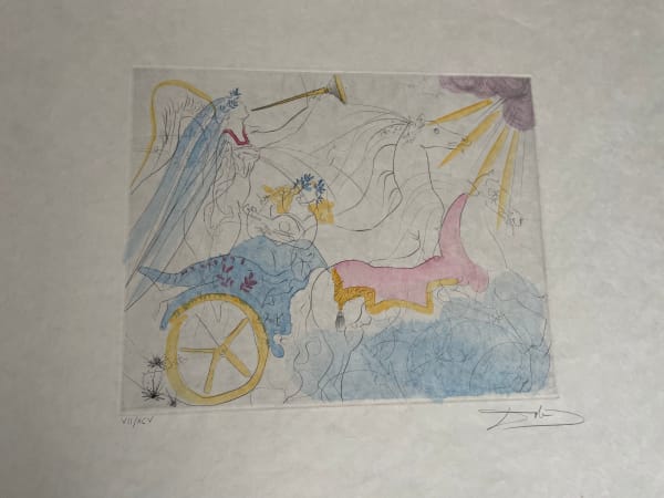 Salvador Dali, Euterpe (Music) 9 Muses, 1971