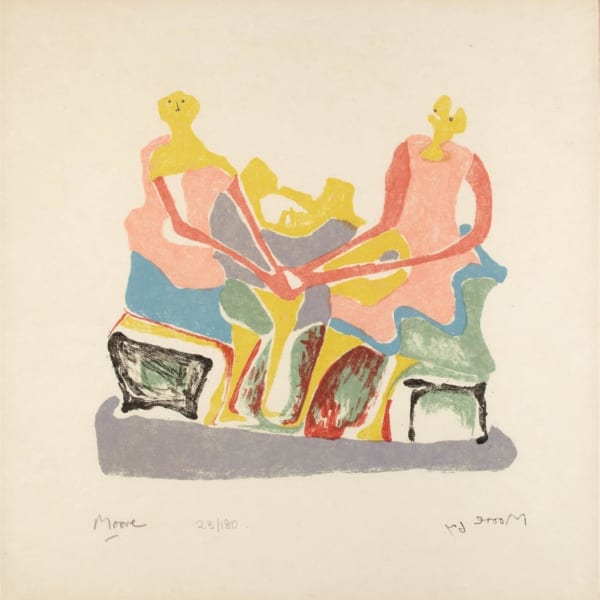 Henry Moore - Two Seated Women, 1967
