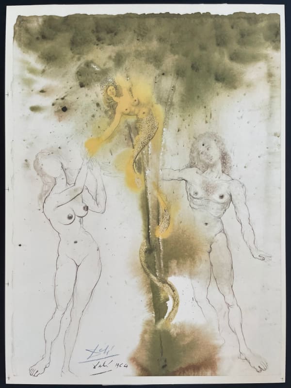 Salvador Dali, Bibla Sacra Peccatum Originis (Original Sin #7), 1969