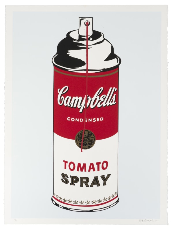 Mr. Brainwash, Tomato Spray, 2008