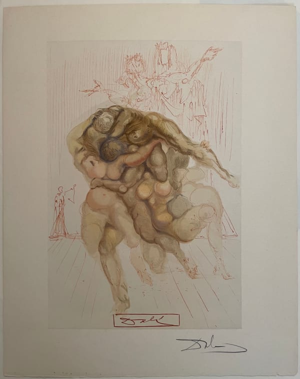 Salvador Dali, Divine Comedie Hell Canto 8, 1960