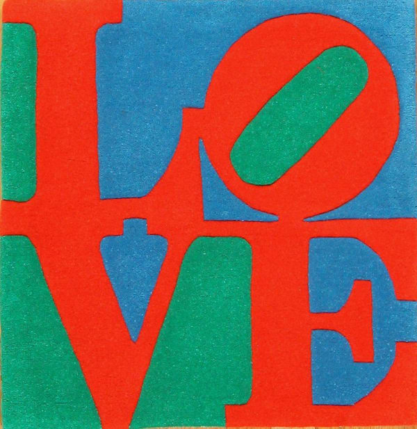 Robert Indiana, Classic Love Tapestry, 2007