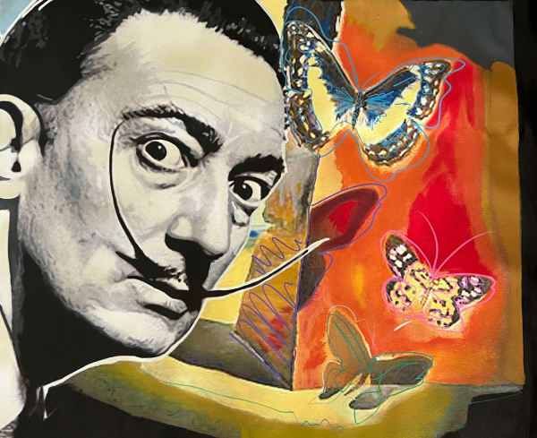 Steve Kaufman, Dali Butterflies, 2004