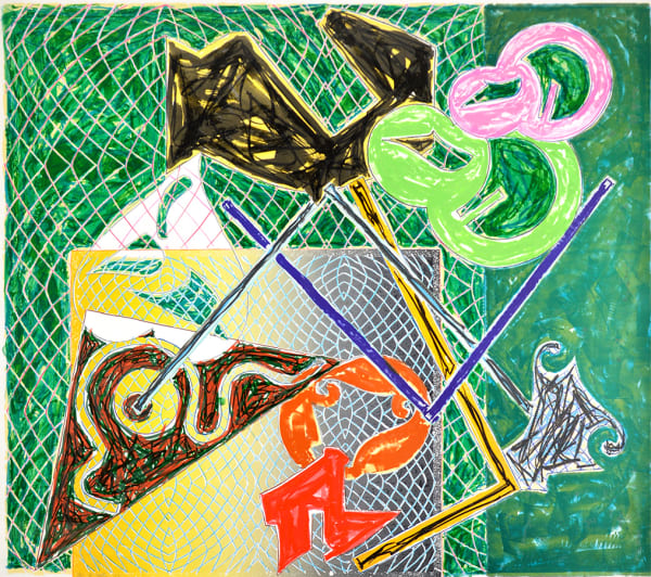 Frank Stella, Shards V, 1982