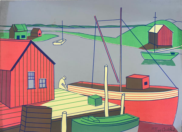 Carl Reid, Fisherman Pier Boats, 1970's