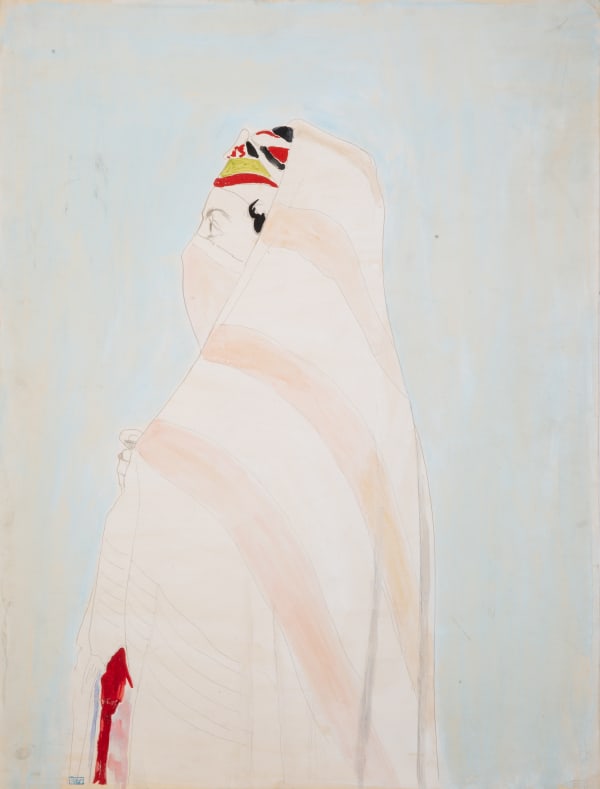 Joseph Stella - Algerian Woman in Veil