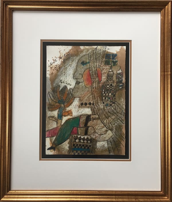 Theo Tobiasse, intimite au bord d'une fleur, 1983