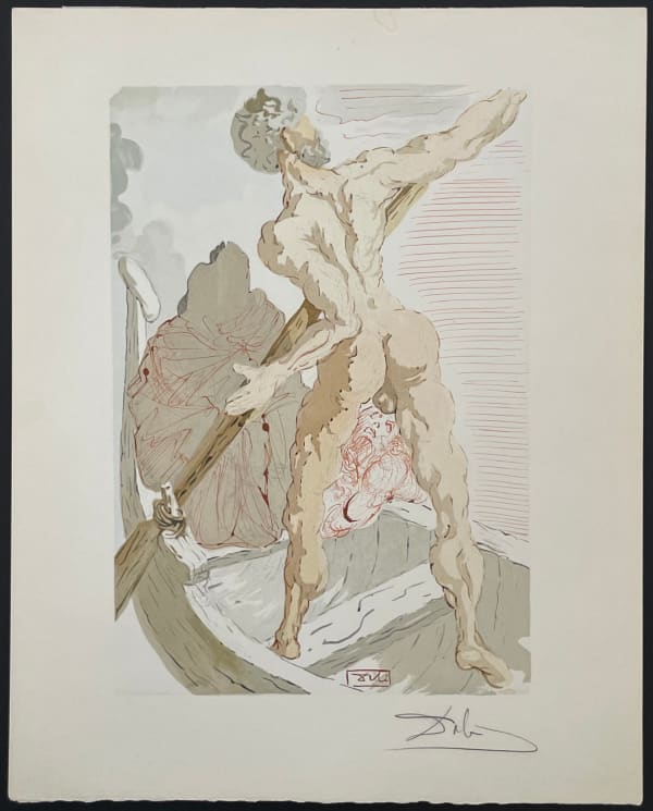 Salvador Dali, Divine Comedie Hell Canto 3, 1960