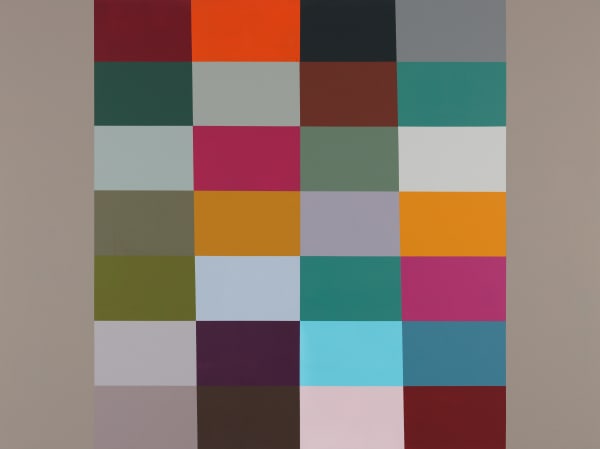 Jon Groom | YANTRA PAINTING #6, 2024 | Acrylic on panel | 120 x 90 x 4 cm